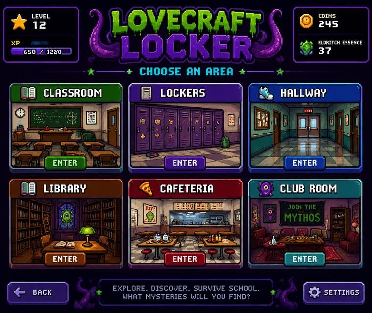 Lovecraft Locker 角色养成 页面配图 6
