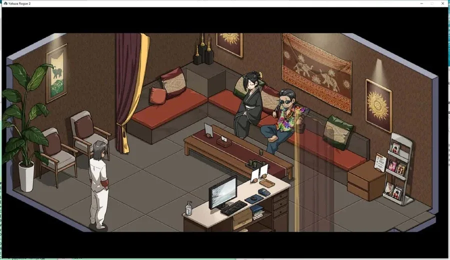 古式按摩店 角色养成 画面