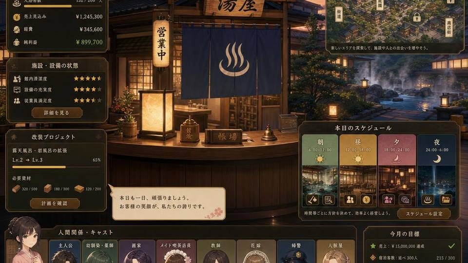背德浴场 角色养成 演示图 3