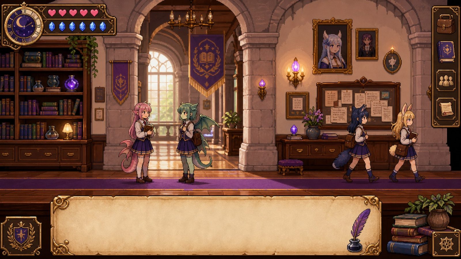 魔法兽娘学院MagicalMonster 场景演出 预览图 8